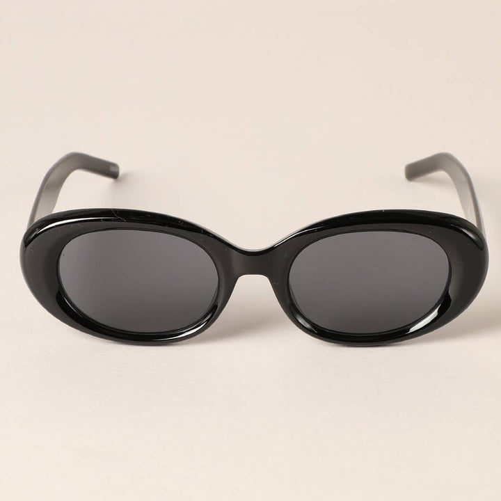 Kaelyn - Rounded Bold Frame Sunglasses