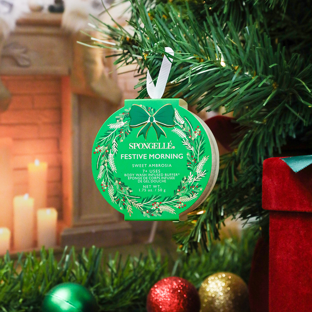 Spongelle - Holiday Wreath Body Buffer (Festive Morning)
