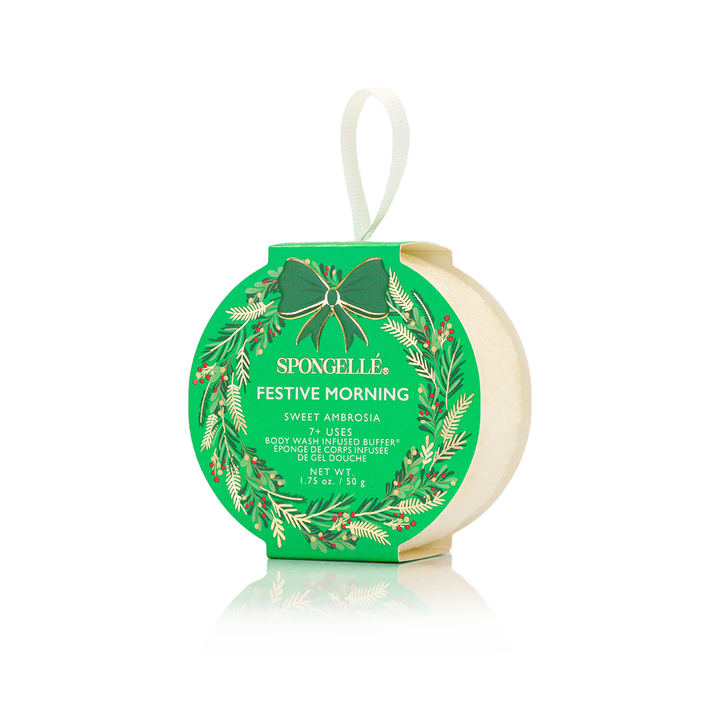 Spongelle - Holiday Wreath Body Buffer (Festive Morning)