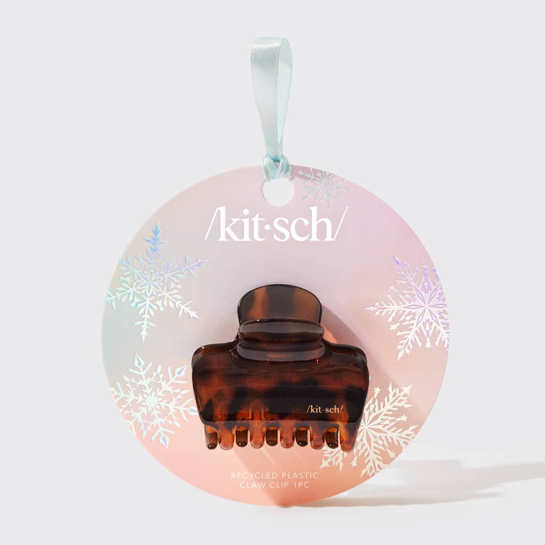 Kitsch - Holiday Recycled Plastic Claw Clip 1pc - Tort