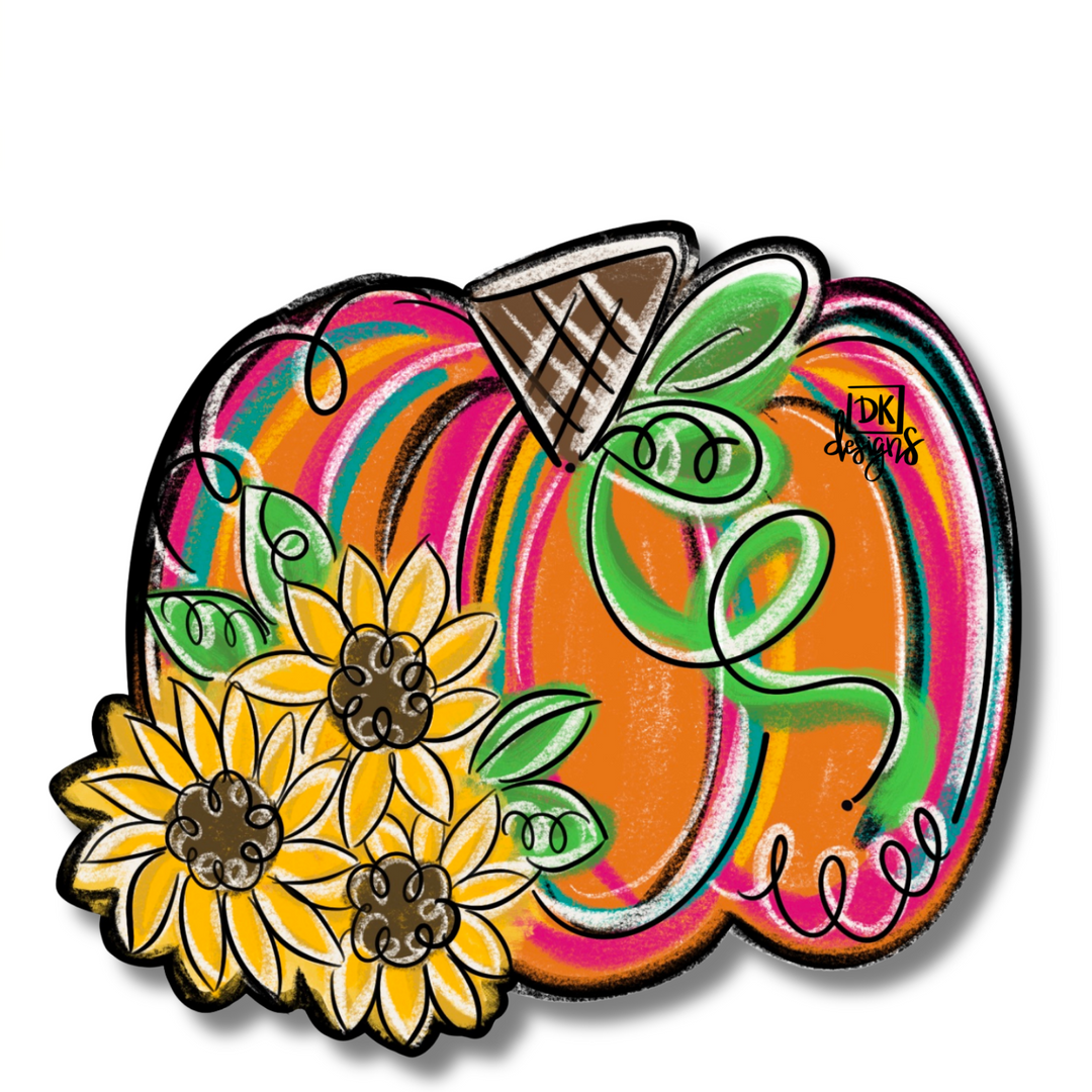 Door Hanger Attachment - Color Pumpkin Mini Attachment