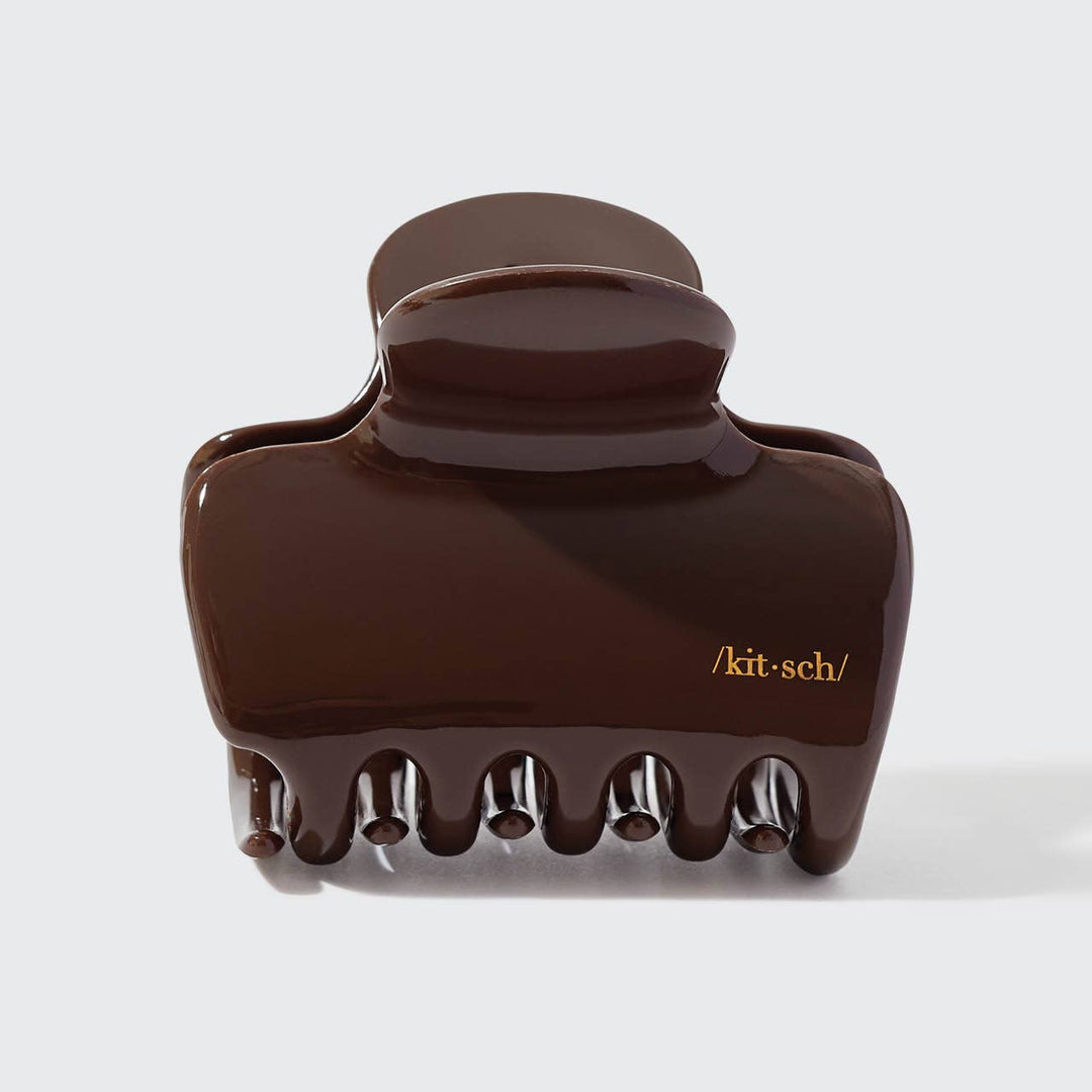 Kitsch - Recycled Plastic Puffy Cloud Claw Clip - Chocolate
