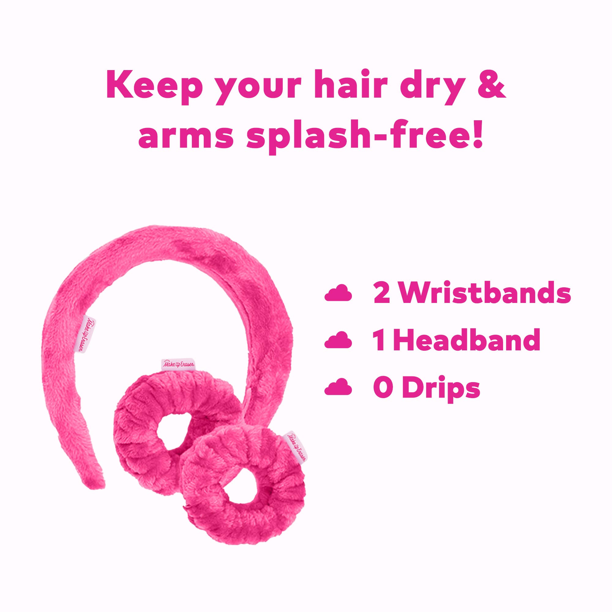 Makeup Eraser - Drip Eraser Spa Gift Set | Pink