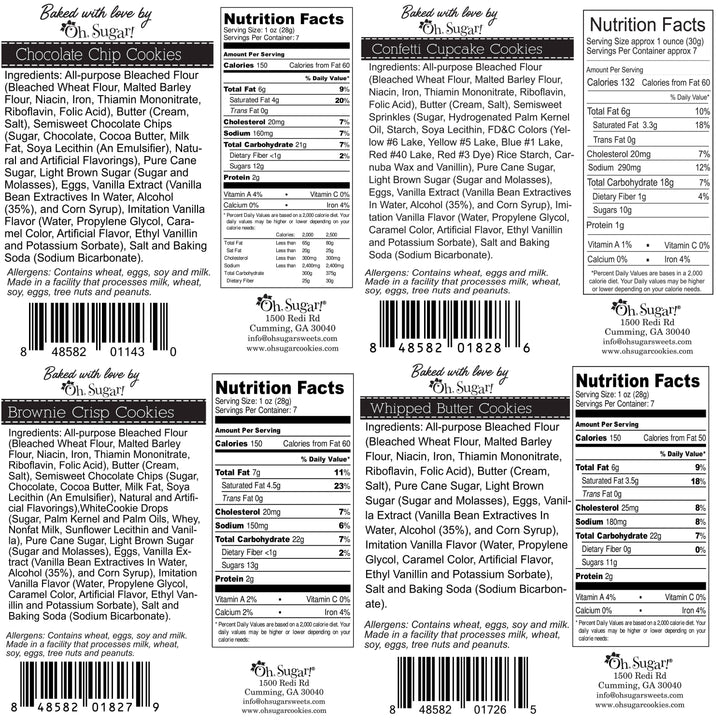 Oh, Sugar! - Christmas Cookie Mason Jar Pouches