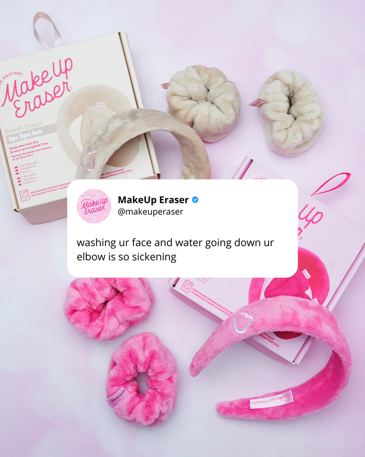 Makeup Eraser - Drip Eraser Spa Gift Set | Pink