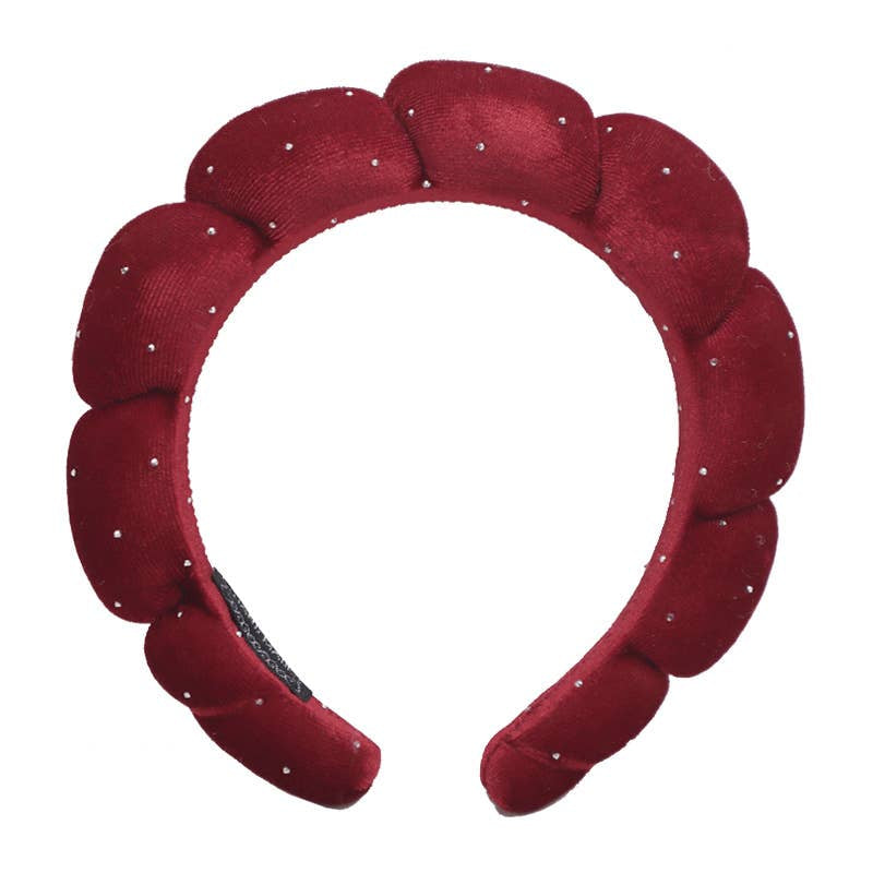Red Bubble Bling Spa Headband Set