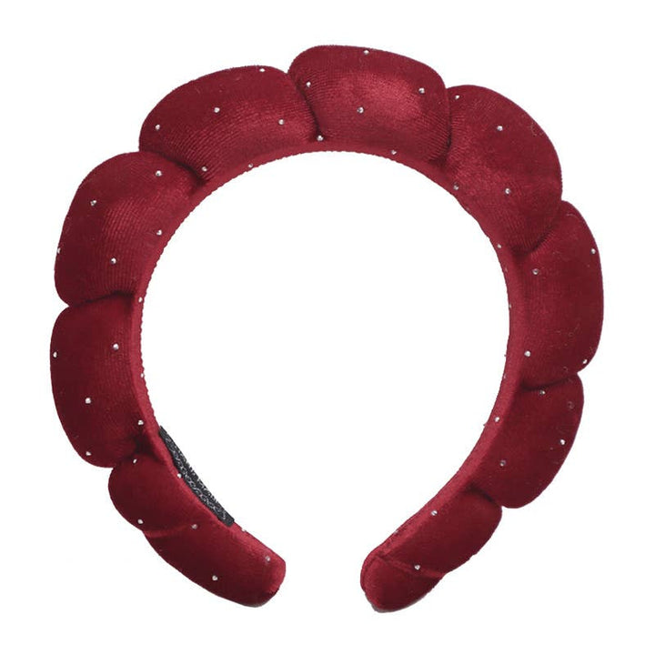 Red Bubble Bling Spa Headband Set