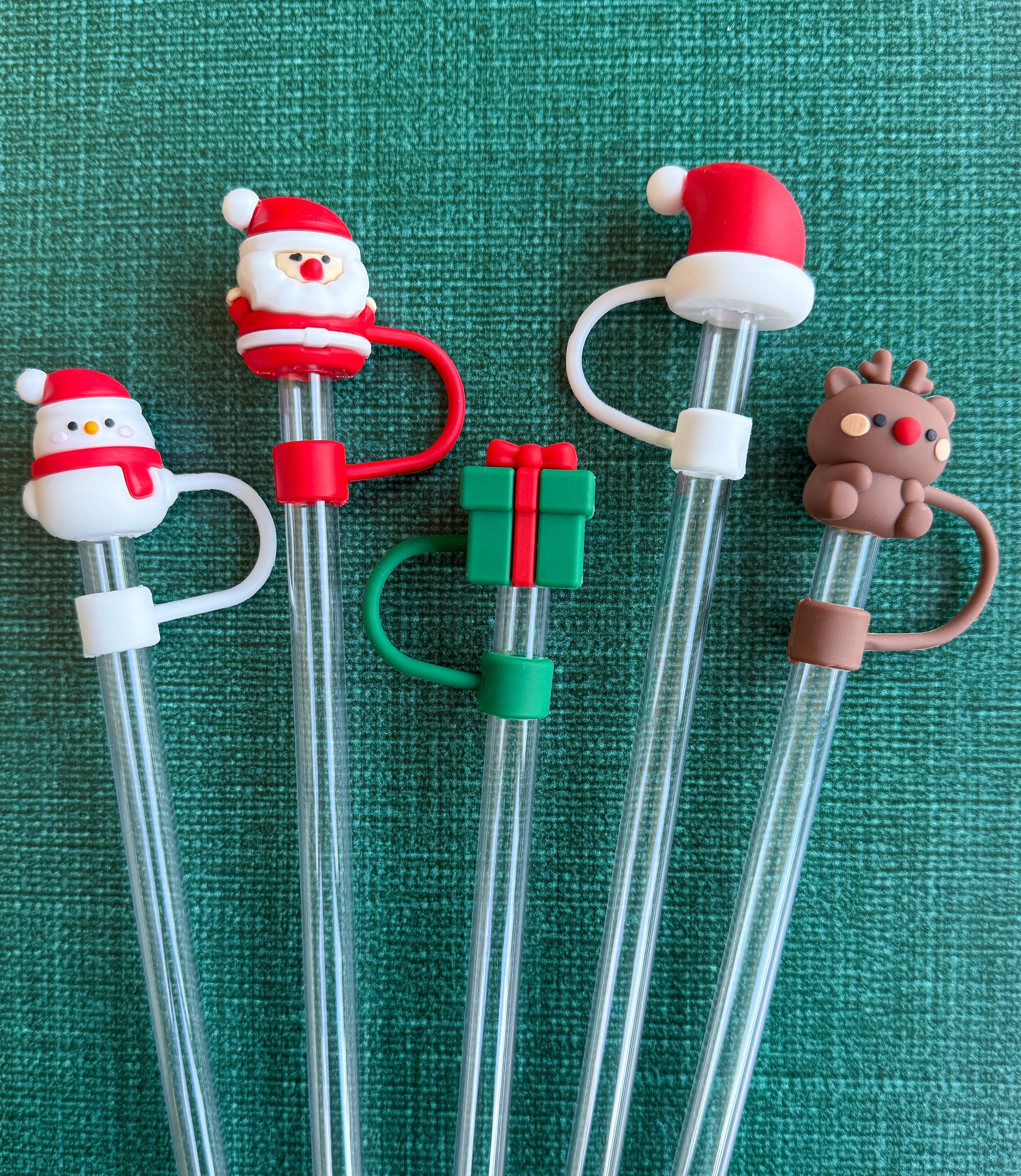 Straw Topper - Christmas Tree