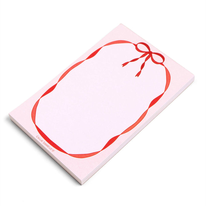 Notepad - Red Bow