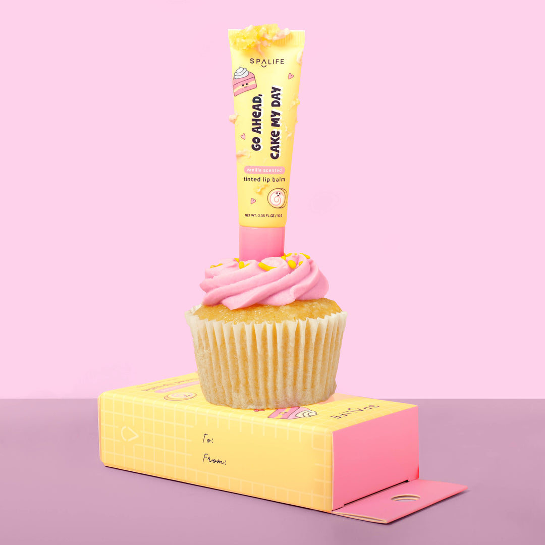 Go Ahead, Cake My Day Tinted Lip Balm (Vanilla Scented)