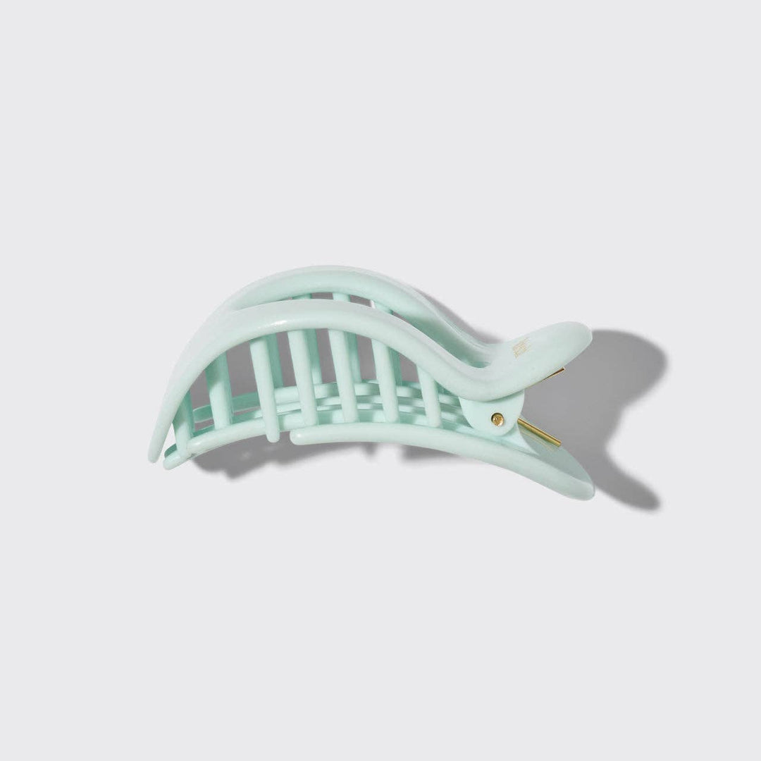 Kitsch - Recycled Plastic Small Flat Cloud Clip - Sage Leaf