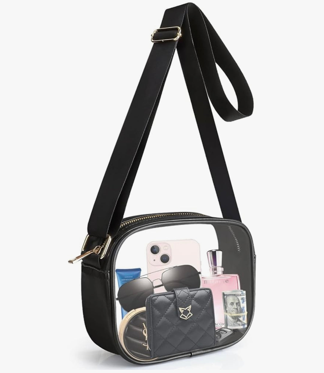 Chelsea - Black & Clear Stadium Bag