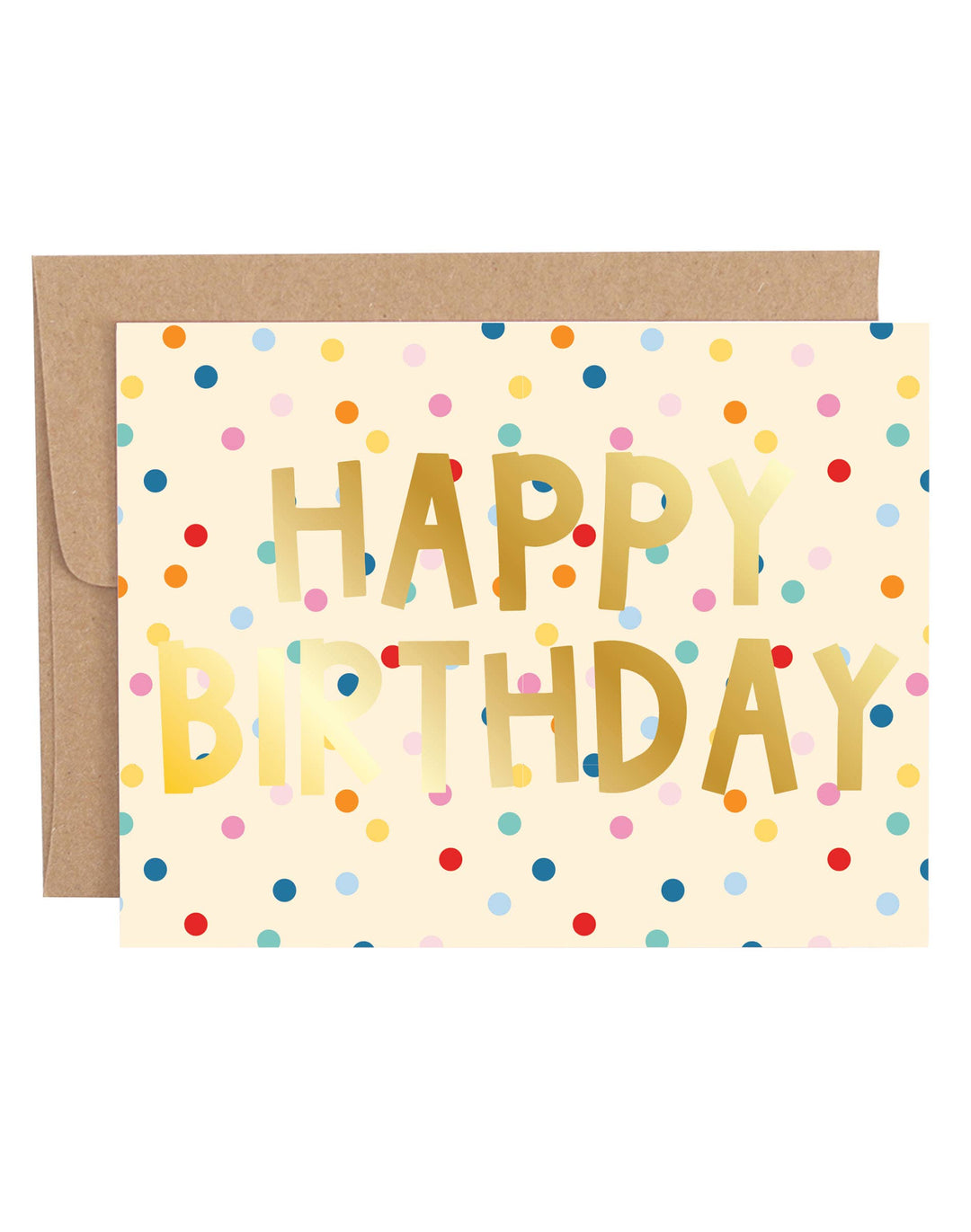 Happy Birthday Confetti Greeting Card