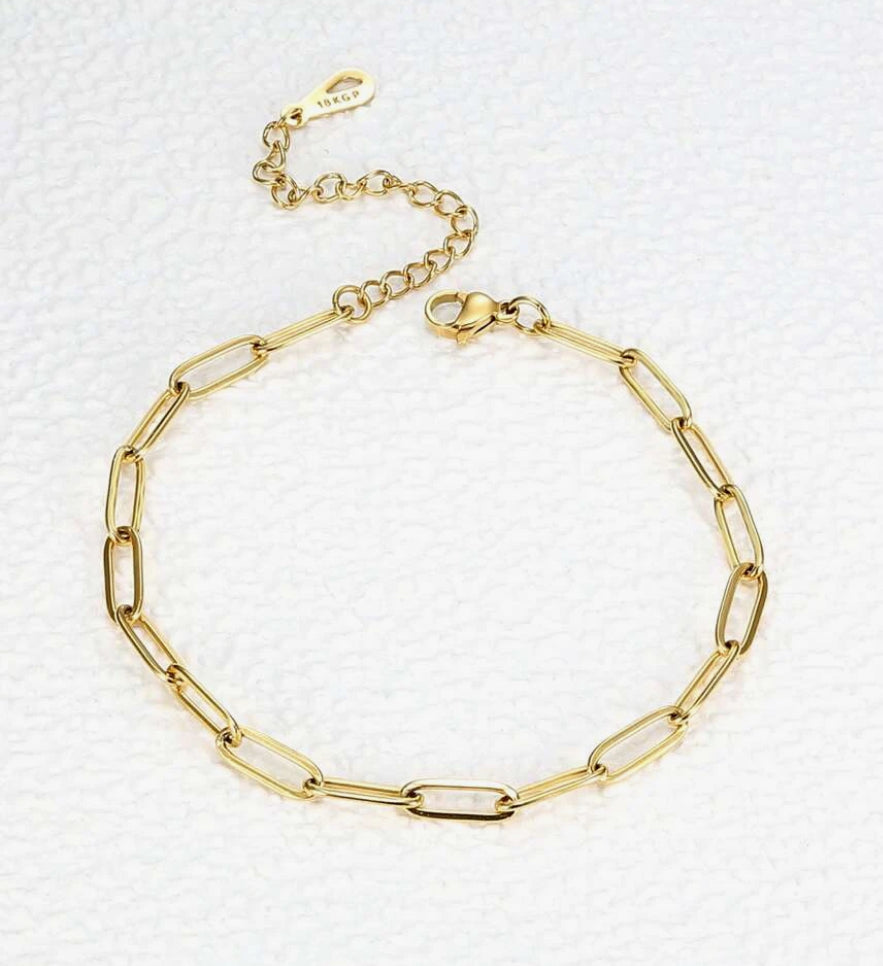 Brooke - Gold Link Bracelet