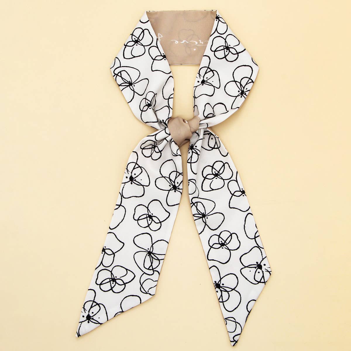 Josie - Silk Like Scarf (Floral)
