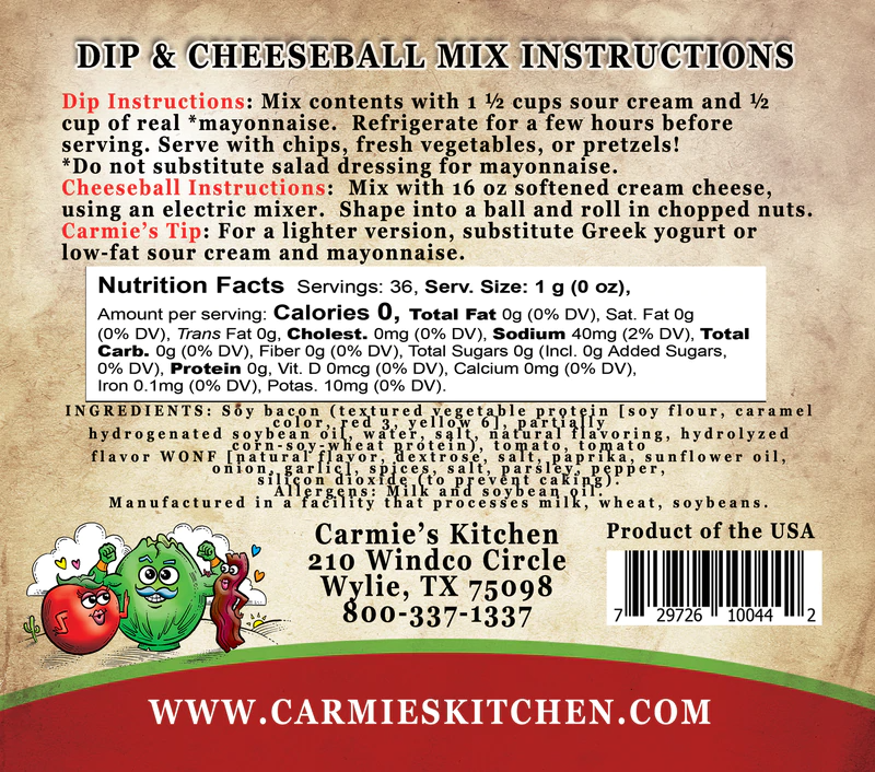 Carmie's - BLT Dip Mix