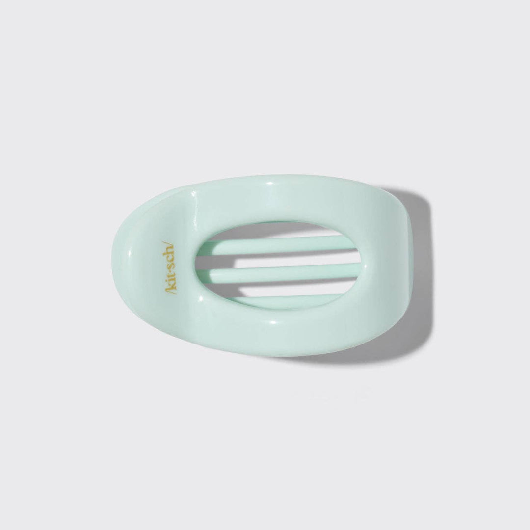 Kitsch - Recycled Plastic Small Flat Cloud Clip - Sage Leaf