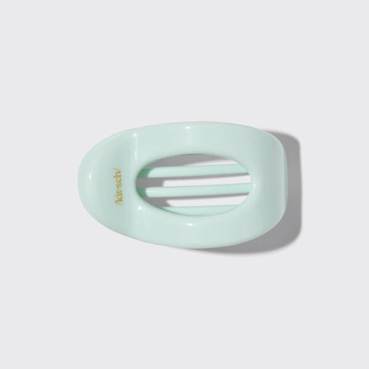 Kitsch - Recycled Plastic Small Flat Cloud Clip - Sage Leaf
