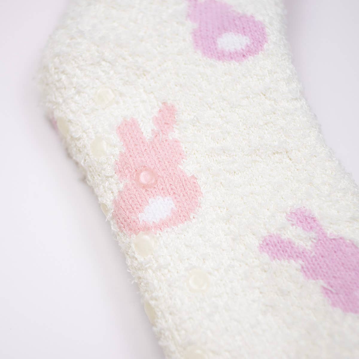 Pink + Purple Bunny Fuzzy Socks
