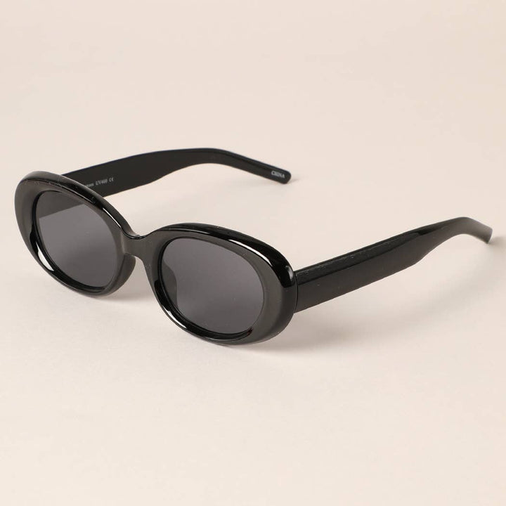 Kaelyn - Rounded Bold Frame Sunglasses