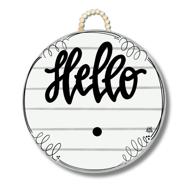 Shiplap "Hello" Hanger