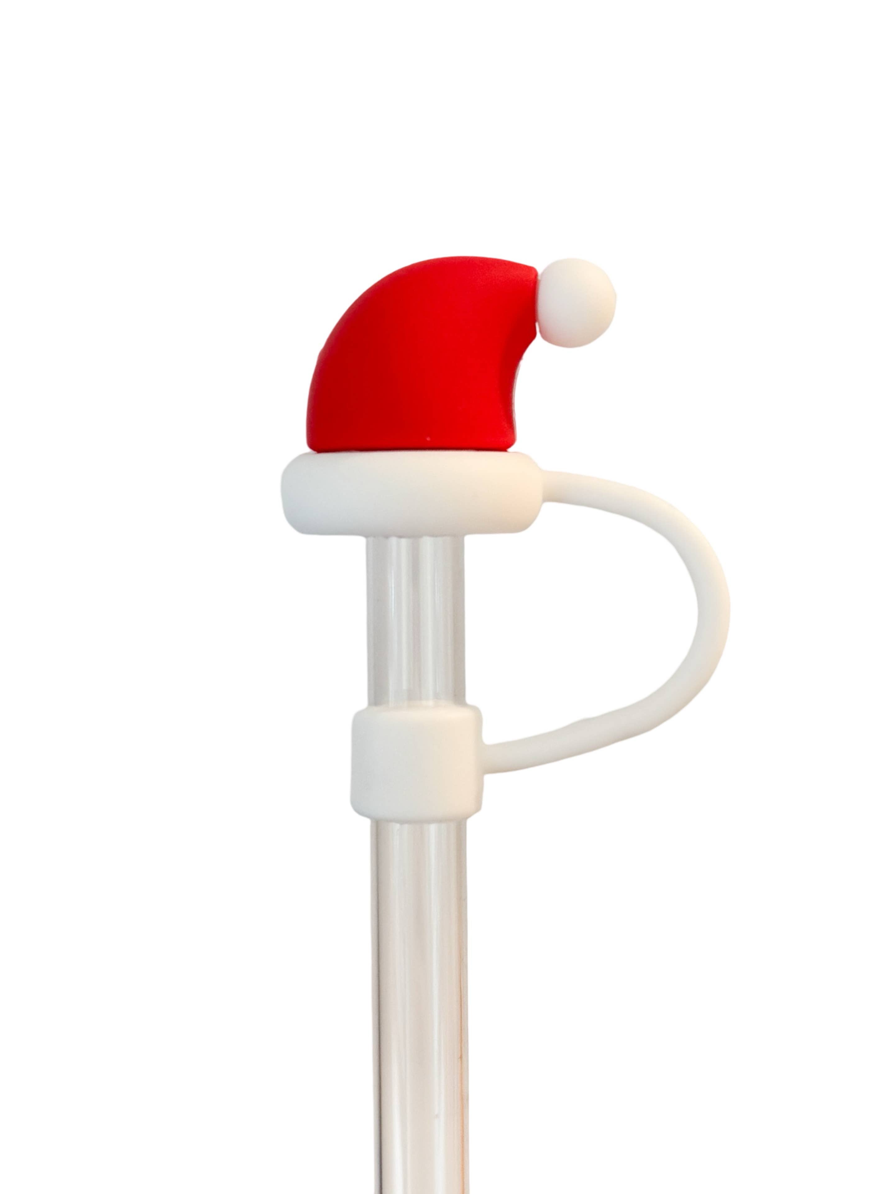 Straw Topper - Santa Hat