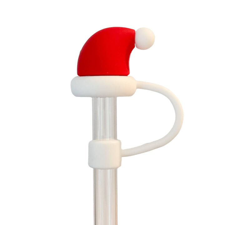 Straw Topper - Santa Hat
