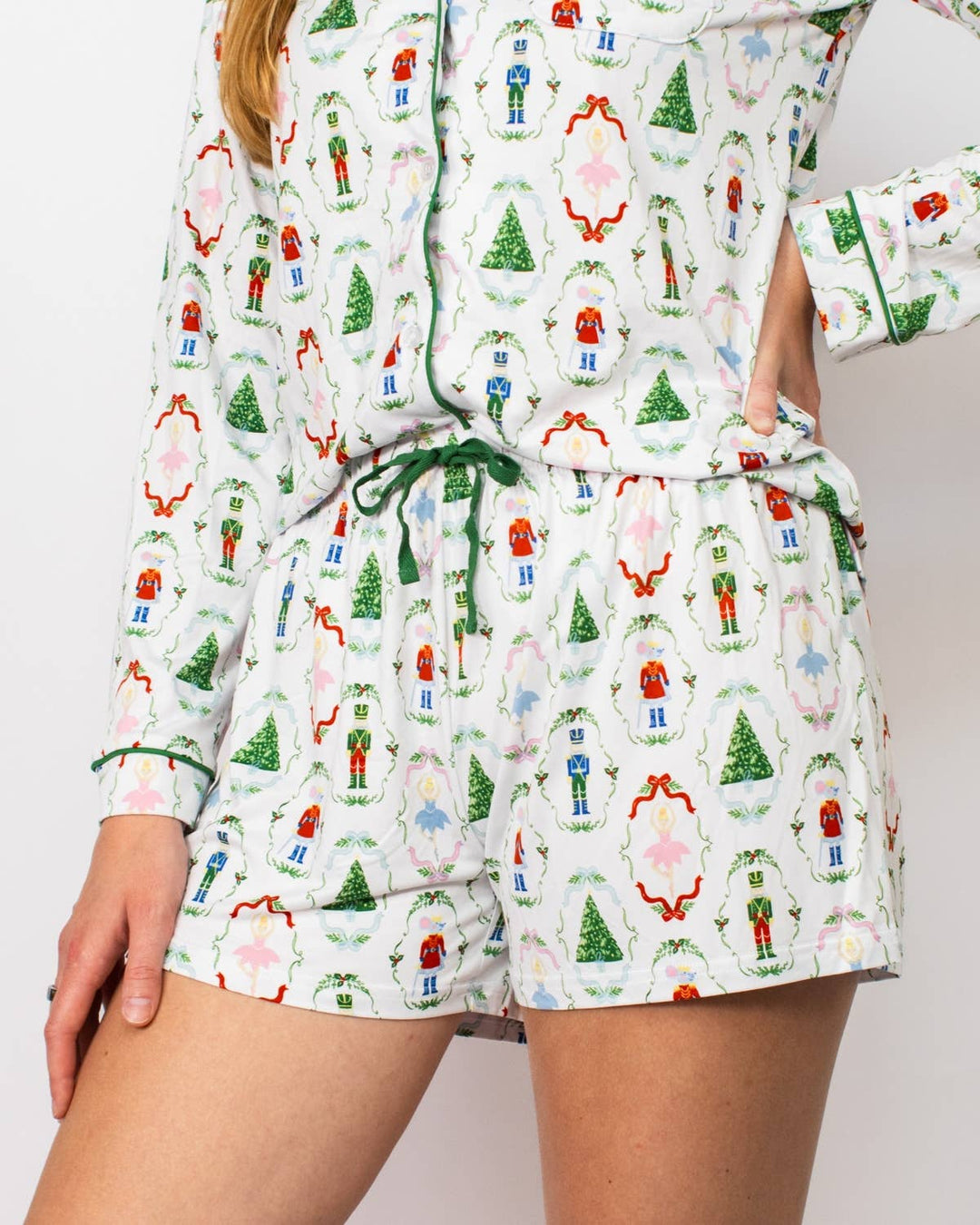 Christmas Pajama Shorts - Nutcracker