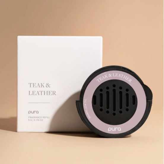 Pura Car Diffuser Refill - Teak & Leather (Pura)