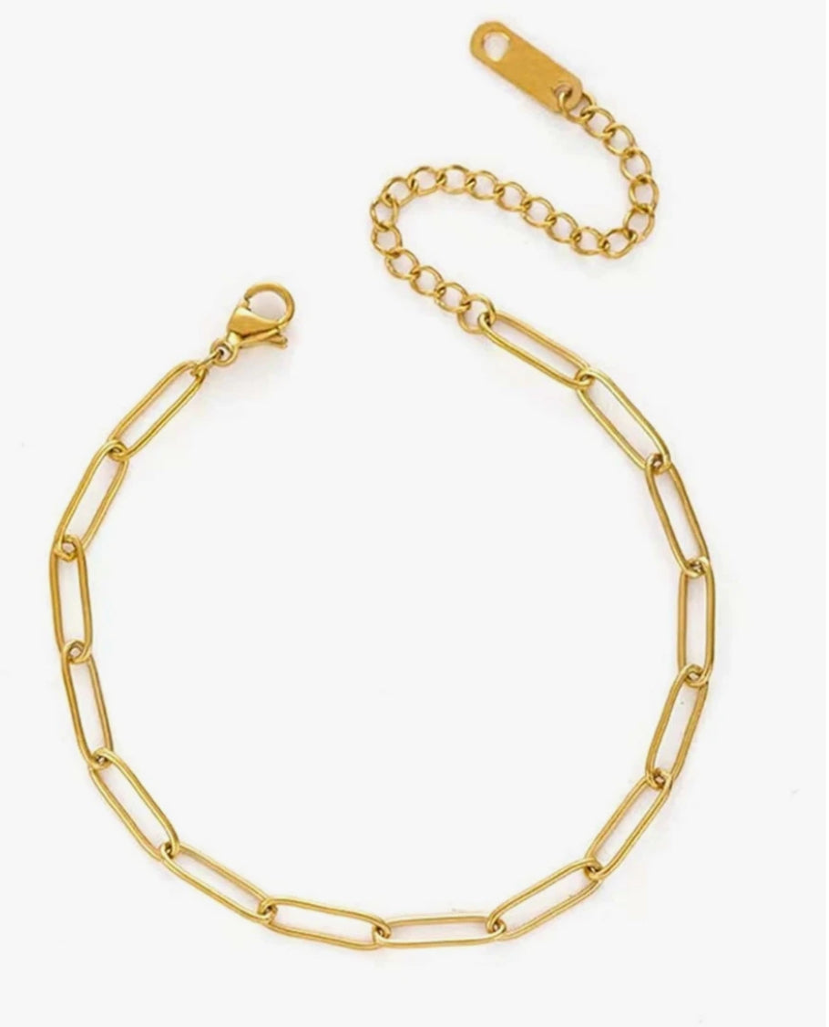 Tina - Gold Link Bracelet