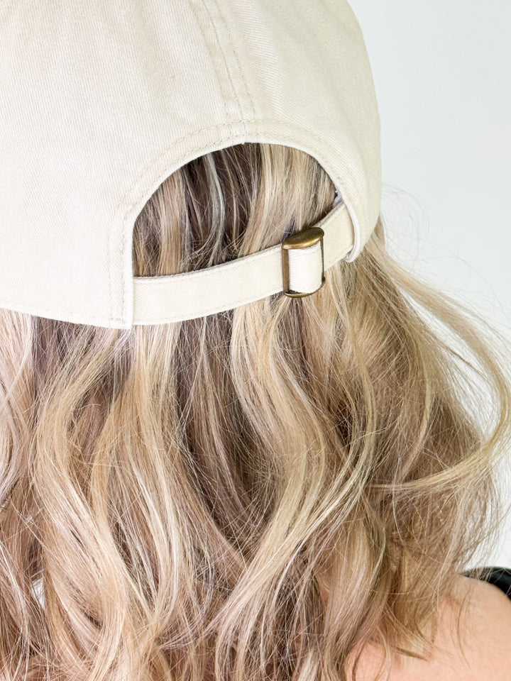 Day Drinkin' Baseball Cap (Beige)