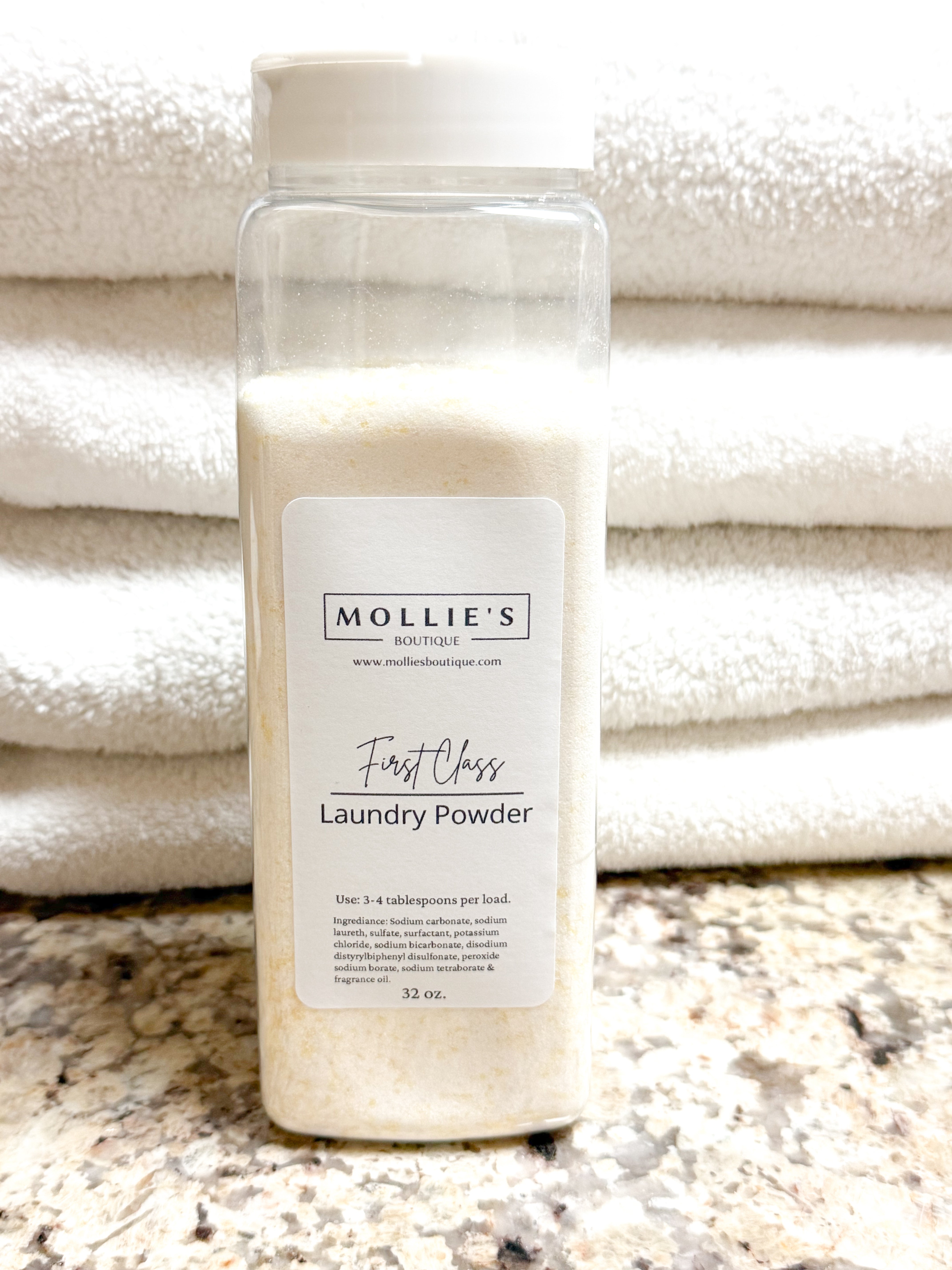 Powder Laundry Detergent - First Class 32 oz.