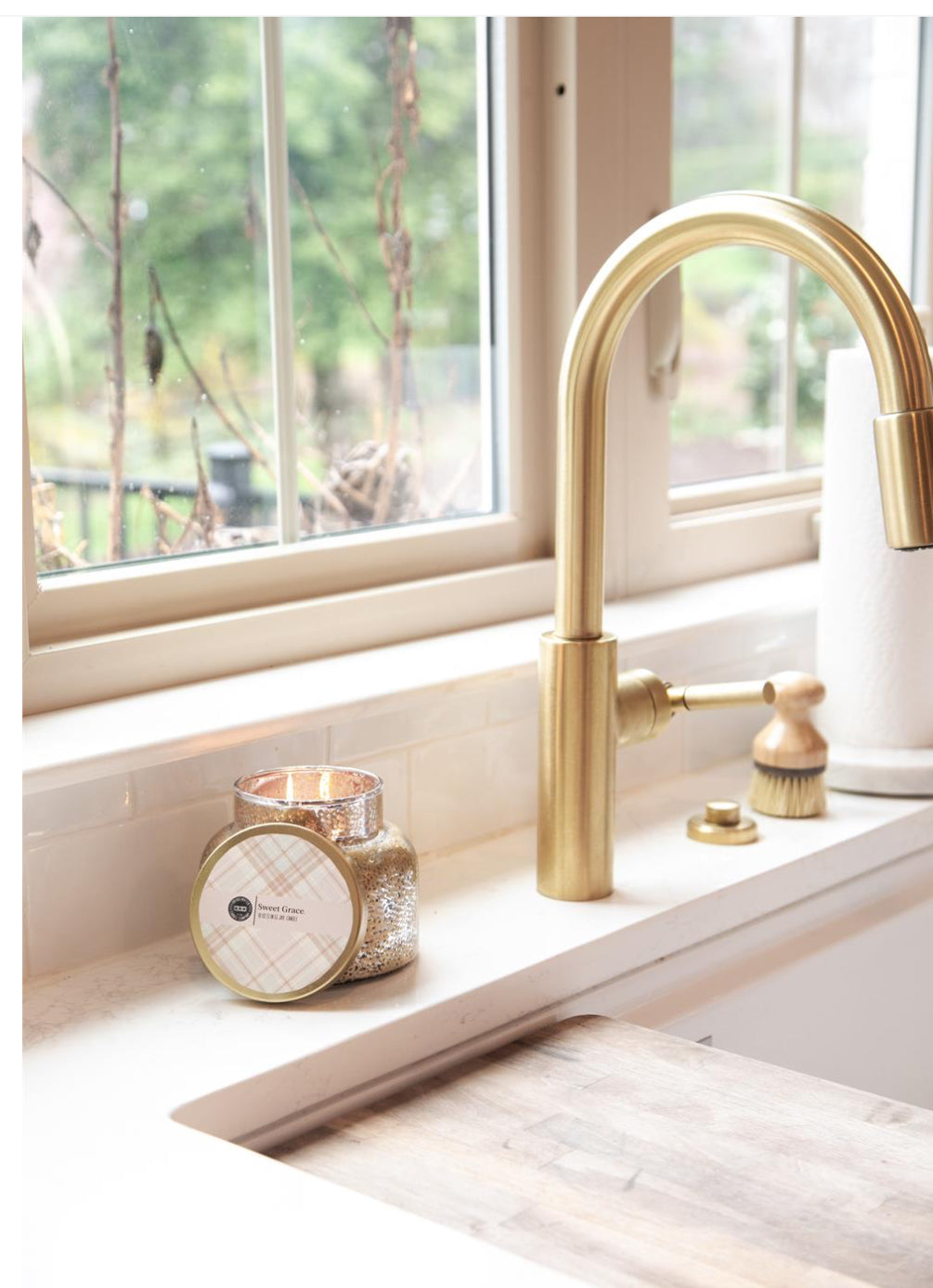 Sweet Grace - Gold Mercury Jar Candle