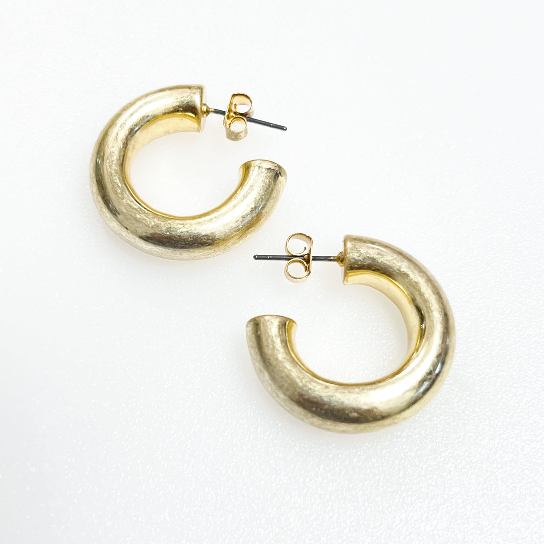 Scarlett - Gold Mini Hoop Earrings