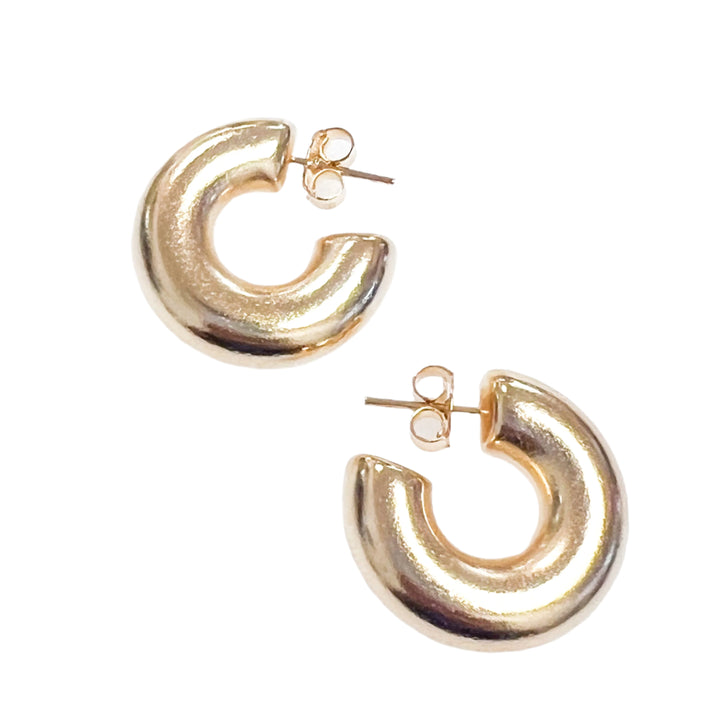 Harper - Chunky Gold Hoop Earrings