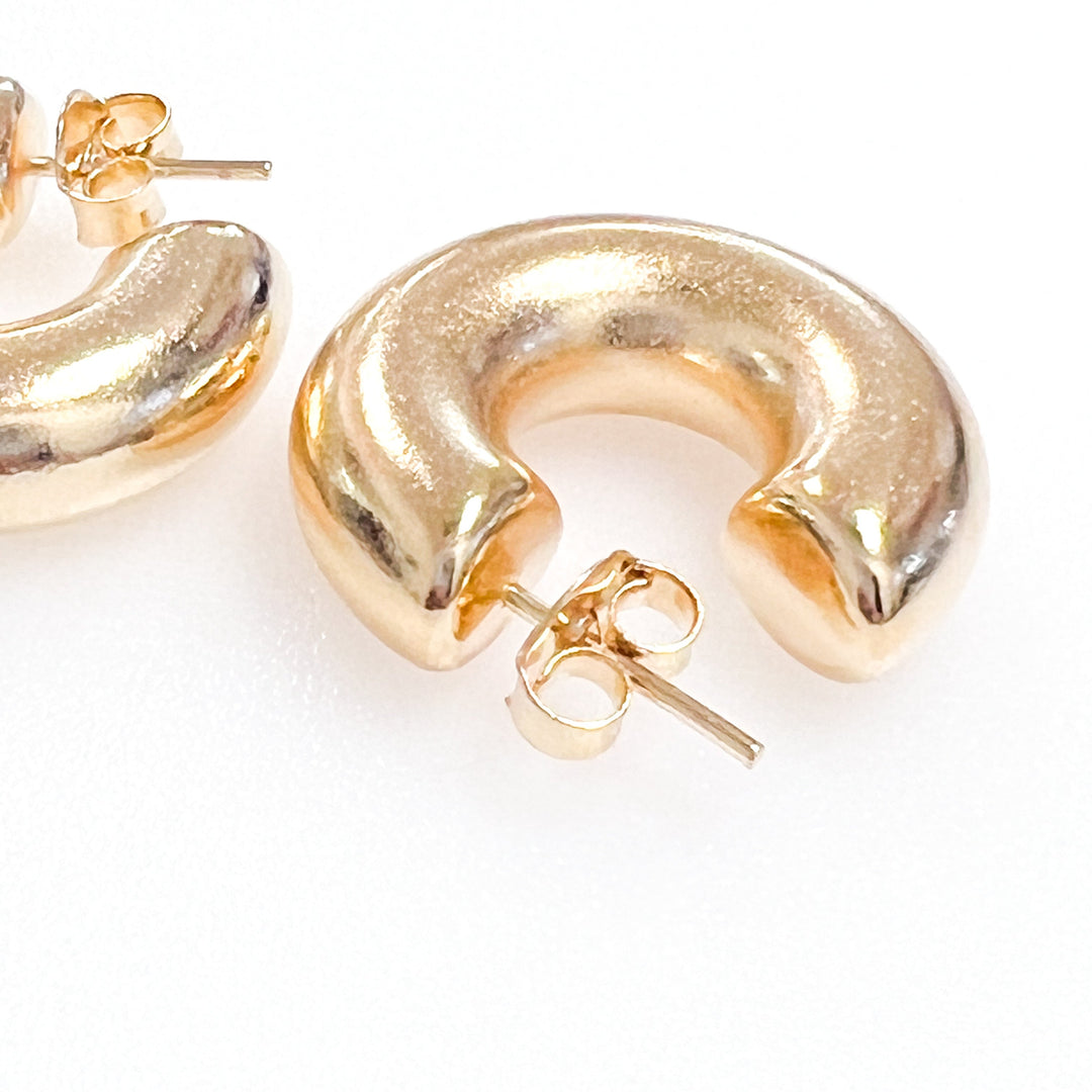Harper - Chunky Gold Hoop Earrings