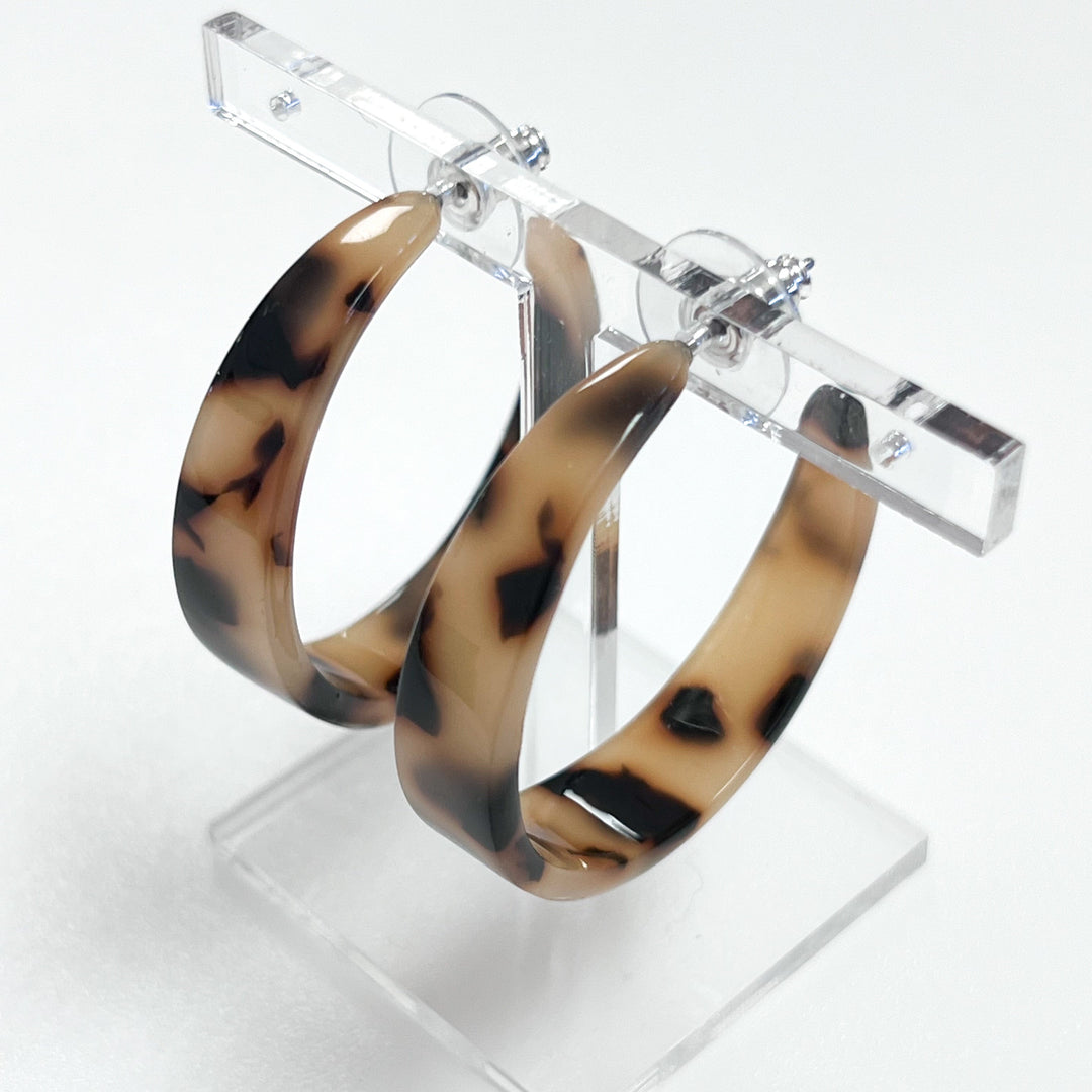 Kyla - Acrylic Tortoise Hoops