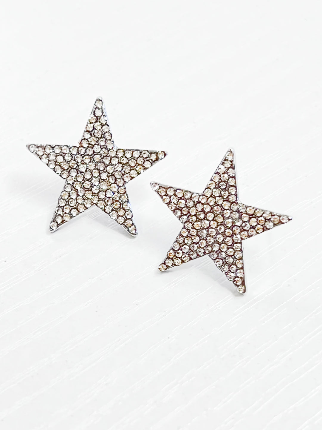 Darian - Rhinestone Star Earrings