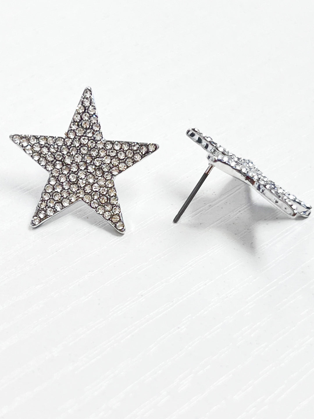 Darian - Rhinestone Star Earrings