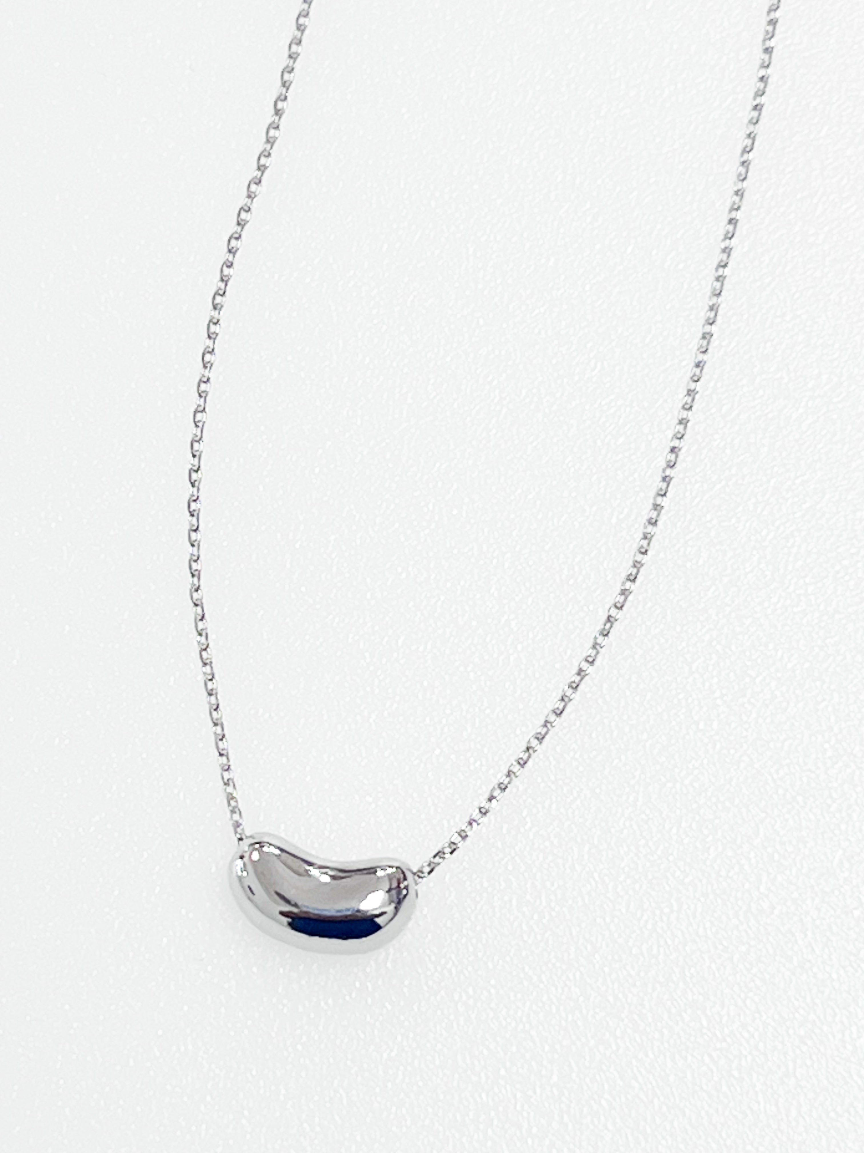 Billie - Bean Necklace (Silver)
