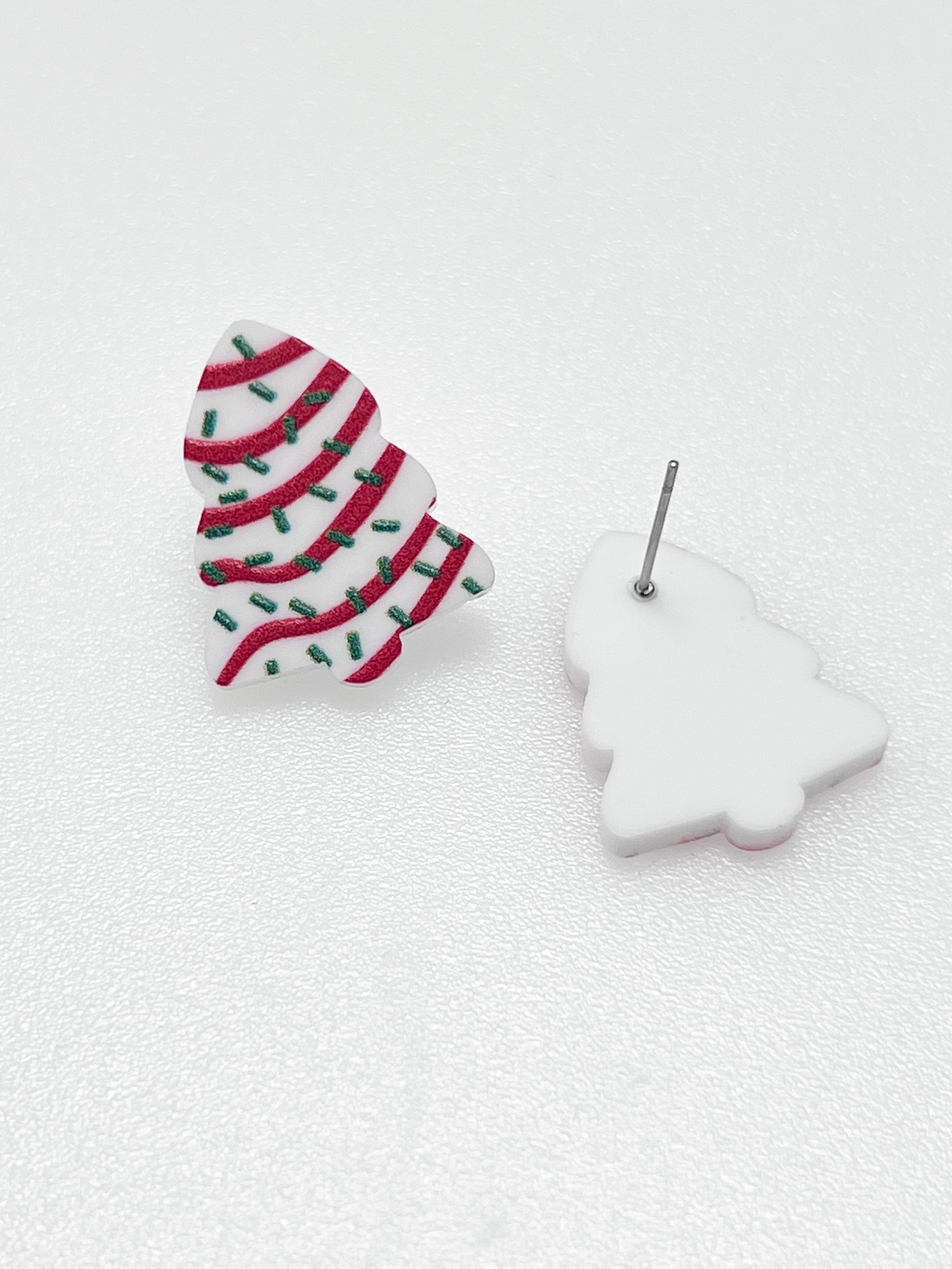 Christmas Earrings - Christmas Tree Cakes