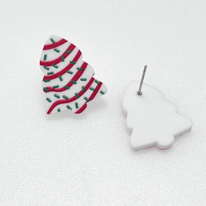 Christmas Earrings - Christmas Tree Cakes