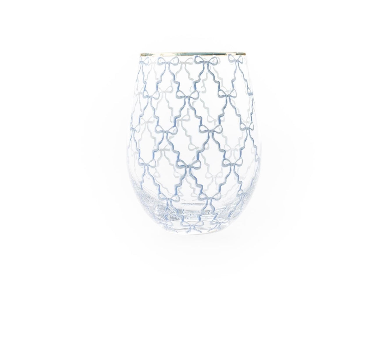 Bow Trellis Stemless Wine Glass