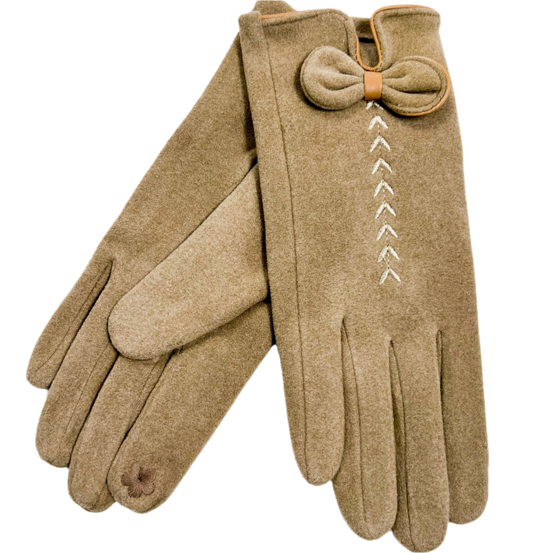 Alli - Smart Touch Gloves (Tan)