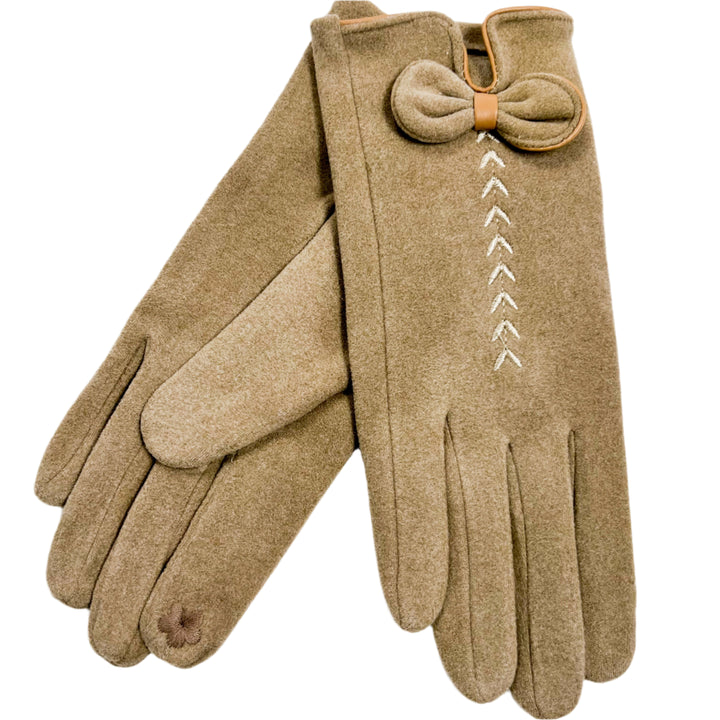 Alli - Smart Touch Gloves (Tan)