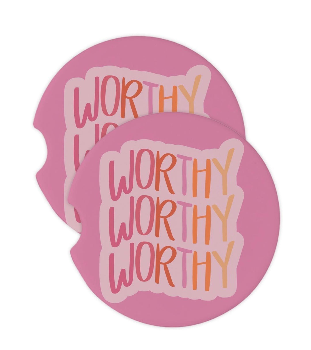 Car Coaster Set - Worthy Worthy Worthy