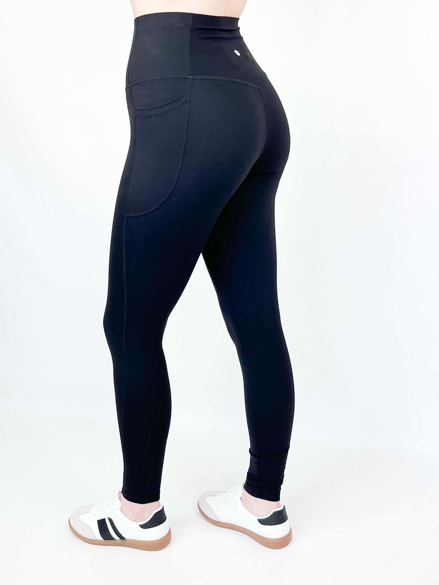 Halara - SoCinched High Waisted Tummy Control Leggings (Black)
