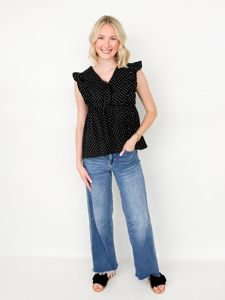 Gabriella - Polka Dot Top