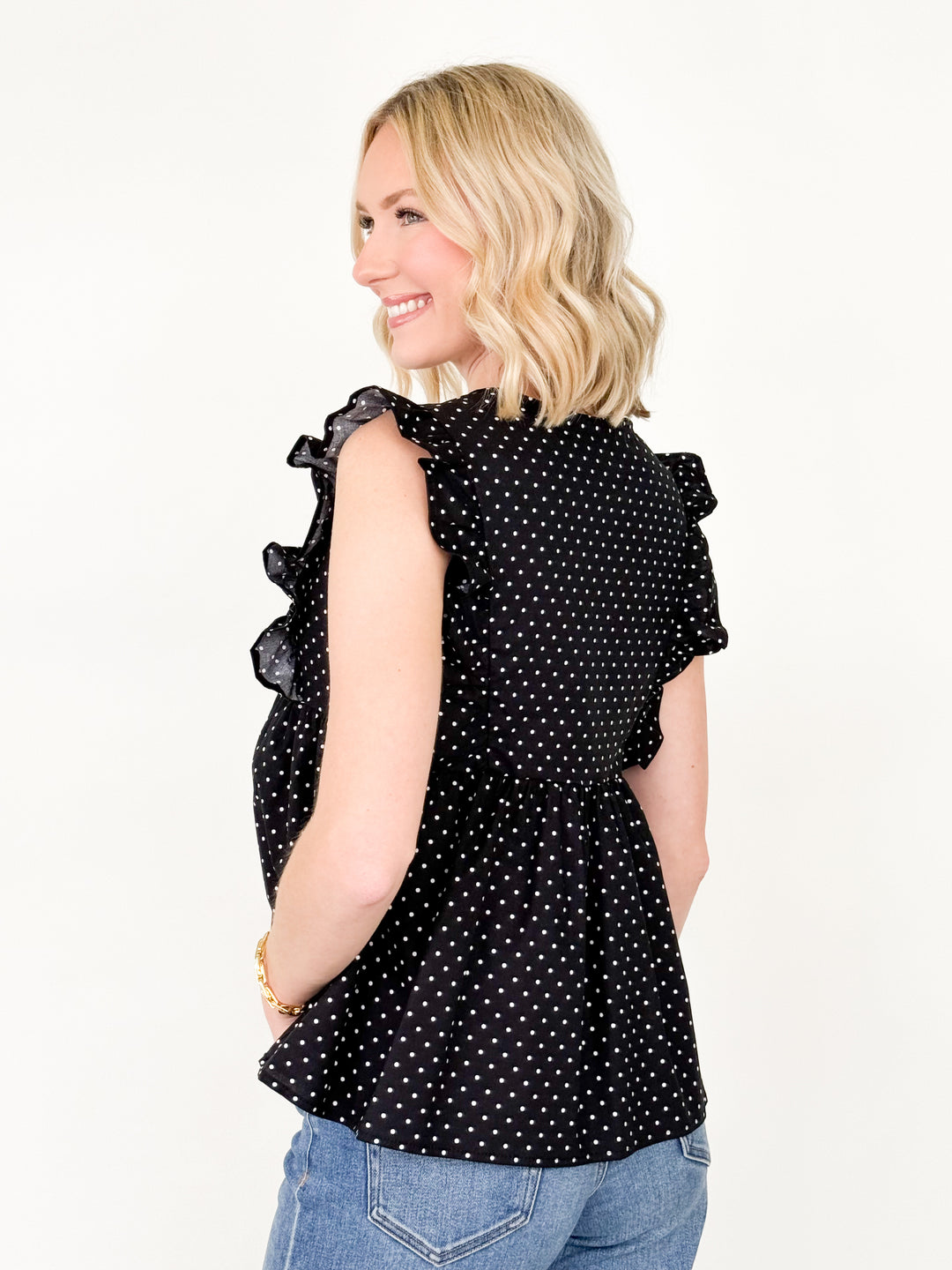 Gabriella - Polka Dot Top