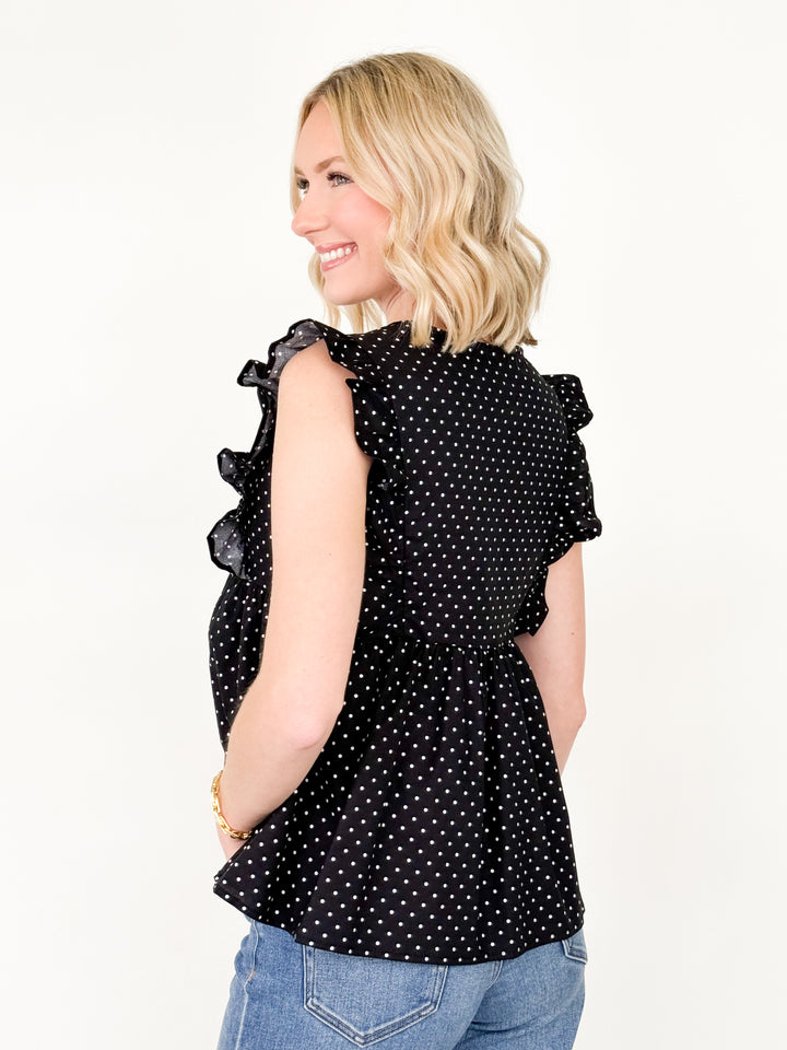 Gabriella - Polka Dot Top